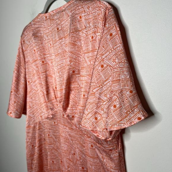 Never Fully Dressed Peach Button-Down Maxi Dress - Picture 7 of 12